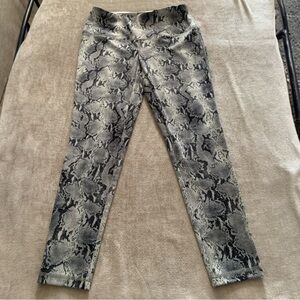 Chico’s Zenergy Snake Print Leggings